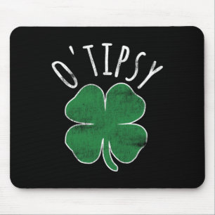 Tapis De Souris Journée de la Saint-Patrick bière Shamrock Irlanda