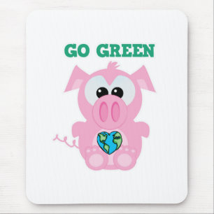 Tapis De Souris Journée de la Terre Écolo cochon Goofkins