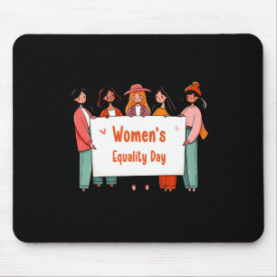 Tapis De Souris Journée de l'égalité des femmes Travail égal pour
