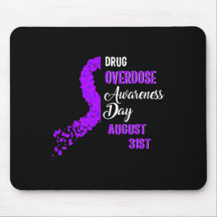 Tapis De Souris Journée de sensibilisation au surdosage de drogue