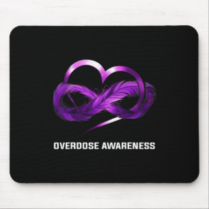 Tapis De Souris Journée de sensibilisation au surdosage Infinity H