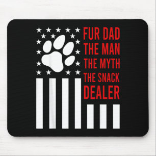 Tapis De Souris Journée des pères de chien Fur Papa L'Homme Le Myt