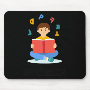 Tapis De Souris Journée mondiale de sensibilisation à la dyslexie