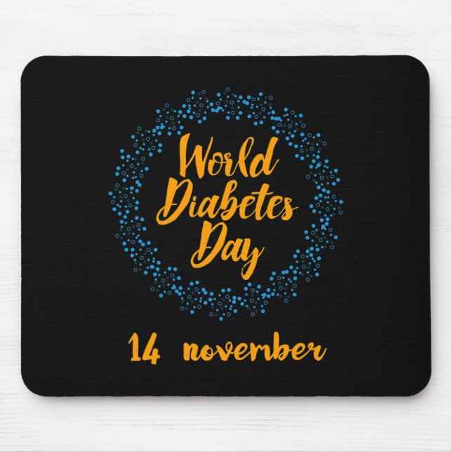 Tapis De Souris Journée mondiale du diabète  (Devant)