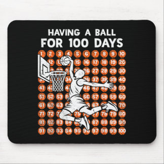 Tapis De Souris Journées de basket-ball Silly Ball ayant 100