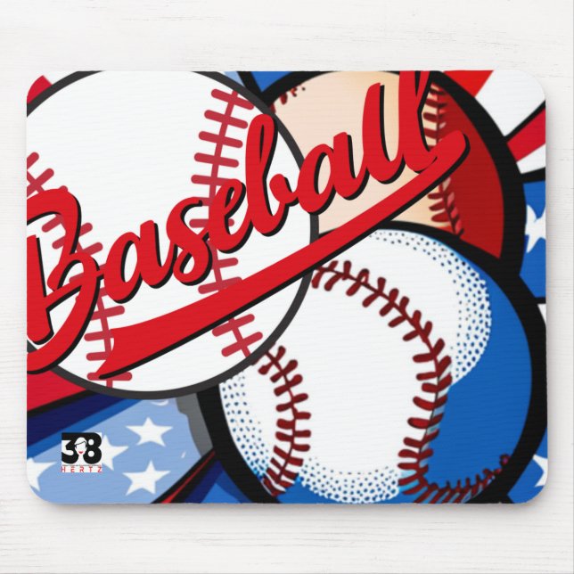 Tapis De Souris Jours de baseball (Devant)