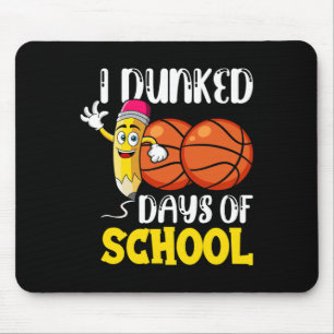 Tapis De Souris Jours De Basketball Scolaire Étudiant