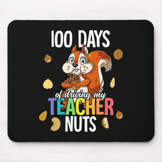 Tapis De Souris Jours De Conduite Mon Enseignant Nuts (Devant)