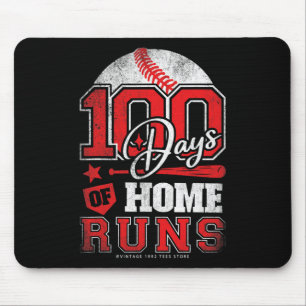 Tapis De Souris Jours De Famille Coups De Baseball Garçons Enfants