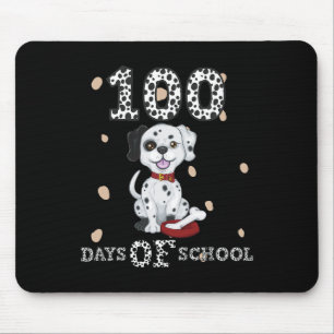 Tapis De Souris Jours Plus Intelligents À L'École Dabbing Chien Da