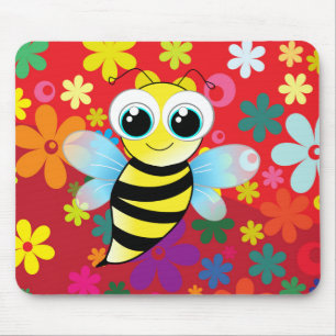 Tapis De Souris Joyeuse abeille