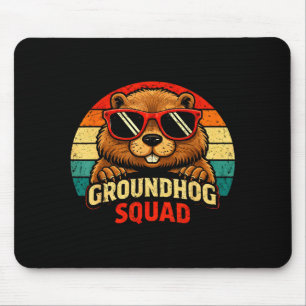 Tapis De Souris Joyeuse célébration de la journée de la marmotte 2
