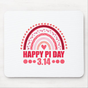Tapis De Souris Joyeuse Fête de Pi Arc-en-ciel 3,14 Nombre Pi Prof