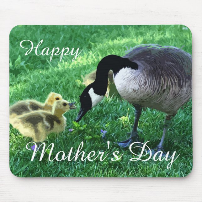 Tapis De Souris Joyeuse fête des mères - Mère Goose (Devant)