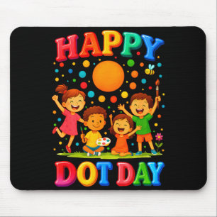 Tapis De Souris Joyeuse Fête des Points 2025 Enseignants Enfants P