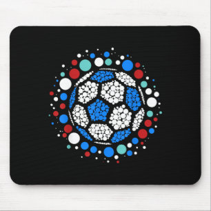 Tapis De Souris Joyeuse Fête des Points 2025 Garçon Amateur de Bal