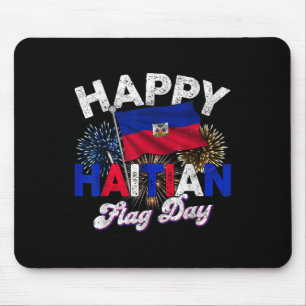Tapis De Souris Joyeuse fête du drapeau haïtien Fierté Haïti 1804