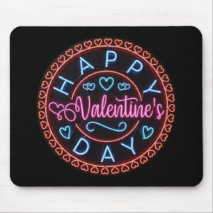 Tapis De Souris Joyeuse Saint-Valentin Cercle Design-67128