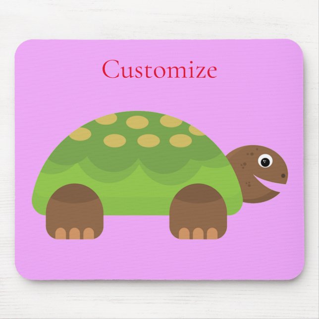 Tapis De Souris Joyeuse tortue souriante Thunder_Cove (Devant)