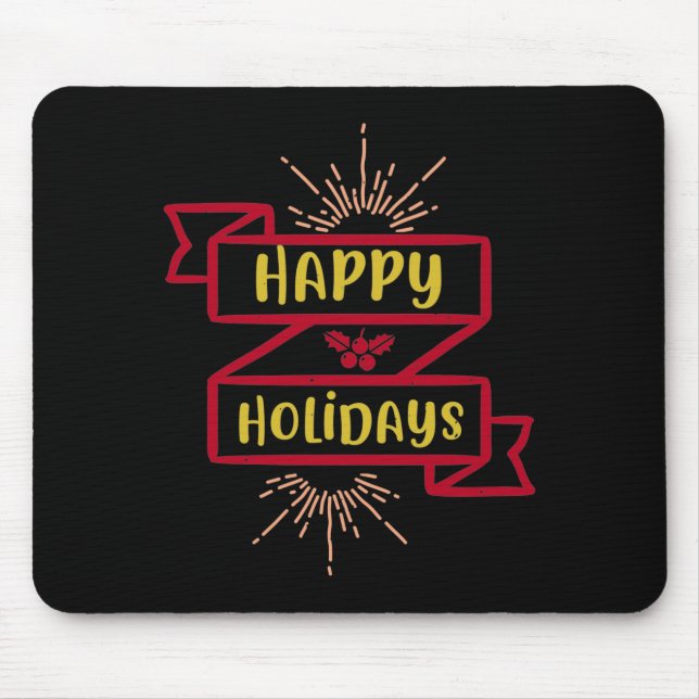 Tapis De Souris Joyeuses fêtes (Devant)