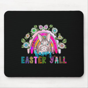 Tapis De Souris Joyeuses Pâques à vous trois Œufs de Lapin Mignons
