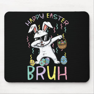 Tapis De Souris Joyeuses Pâques mec lapin dab lapin cool mème garç
