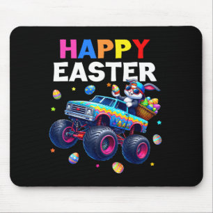 Tapis De Souris Joyeuses Pâques Monster Truck Œufs de Pâques pour