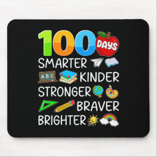 Tapis De Souris Joyeux 100 Jours D'école 100ème Jour Professeur Ga