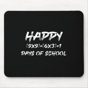 Tapis De Souris Joyeux 100 Jours D'École Math Amusant Tee Pour Mat