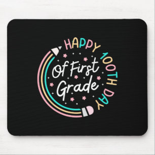 Tapis De Souris Joyeux 100e jour 1re année Rétro 100 jours d'école
