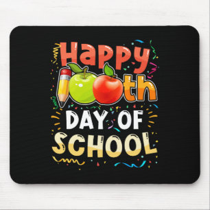 Tapis De Souris Joyeux 100ème Jour De L'École 100 Jours De L'Ensei