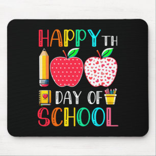 Tapis De Souris Joyeux 100ème Jour De L'École 100 Jours Enseignant