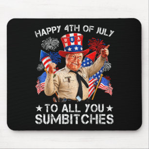 Tapis De Souris Joyeux 4 juillet à mes folles amies patriotiques