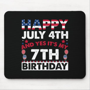 Tapis De Souris Joyeux 4 juillet Et oui c'est mon 7e anniversaire