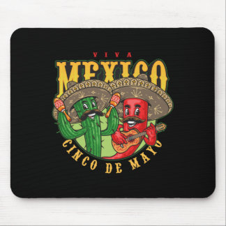 Tapis De Souris Joyeux 5 De Mayo Cinco De Mayo Viva Mexique Fête
