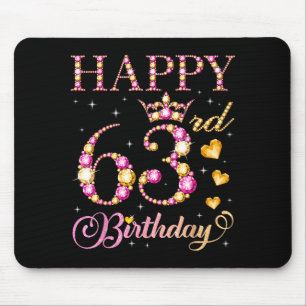 Tapis De Souris Joyeux 63e Anniversaire 63 Ans Hommes Femmes Anniv