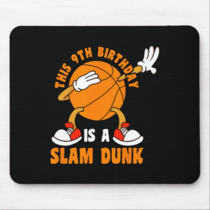Tapis De Souris Joyeux 9 Anniversaire 9 Anniversaire Dab Bysketbyl