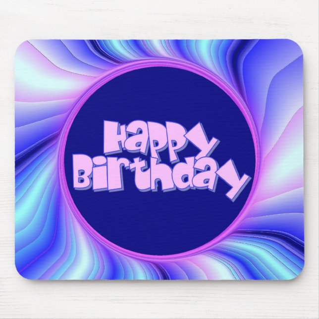 Tapis De Souris Joyeux anniversaire (Devant)