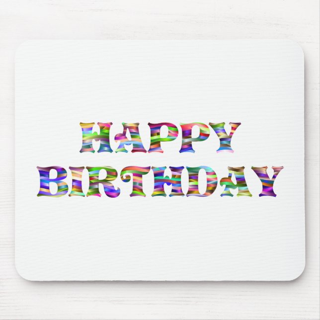 Tapis De Souris Joyeux anniversaire (Devant)