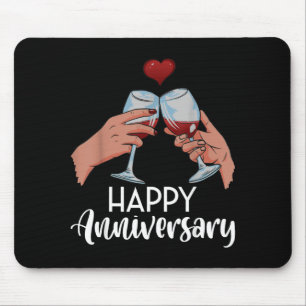 Tapis De Souris Joyeux Anniversaire Cadeau Vin Saint-Valentin