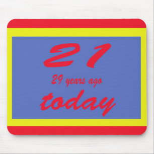 Tapis De Souris Joyeux anniversaire cinquante-0e