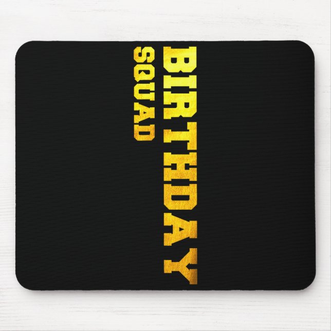 Tapis De Souris Joyeux anniversaire la team  (Devant)