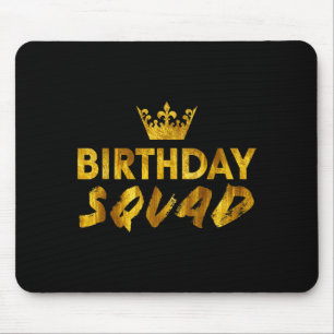 Tapis De Souris Joyeux Anniversaire Roi de la Squadre Meilleure Co