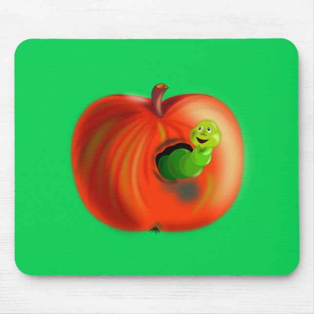 Tapis De Souris Joyeux Apple (Devant)