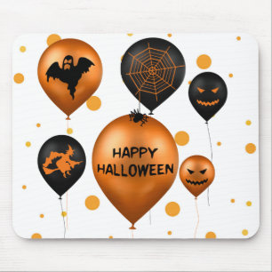 Tapis De Souris Joyeux Ballons du parti Halloween