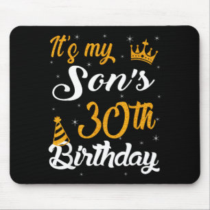Tapis De Souris Joyeux C'est Les 30 Ans De Mon Fils Anniversaire 1