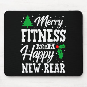 Tapis De Souris Joyeux Fitness Bonne Année Nouvel Arrière Entraîne