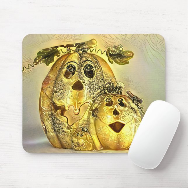 Tapis De Souris Joyeux Halloween (Avec souris)