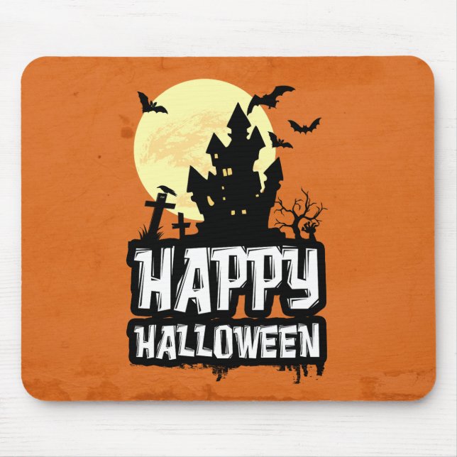 Tapis De Souris Joyeux Halloween (Devant)
