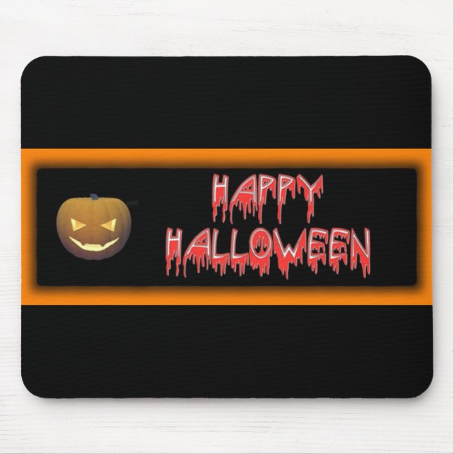 Tapis De Souris Joyeux Halloween (Devant)